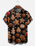 Men's Christmas Funny Graphic Short Sleeve Hawaiian Shirt